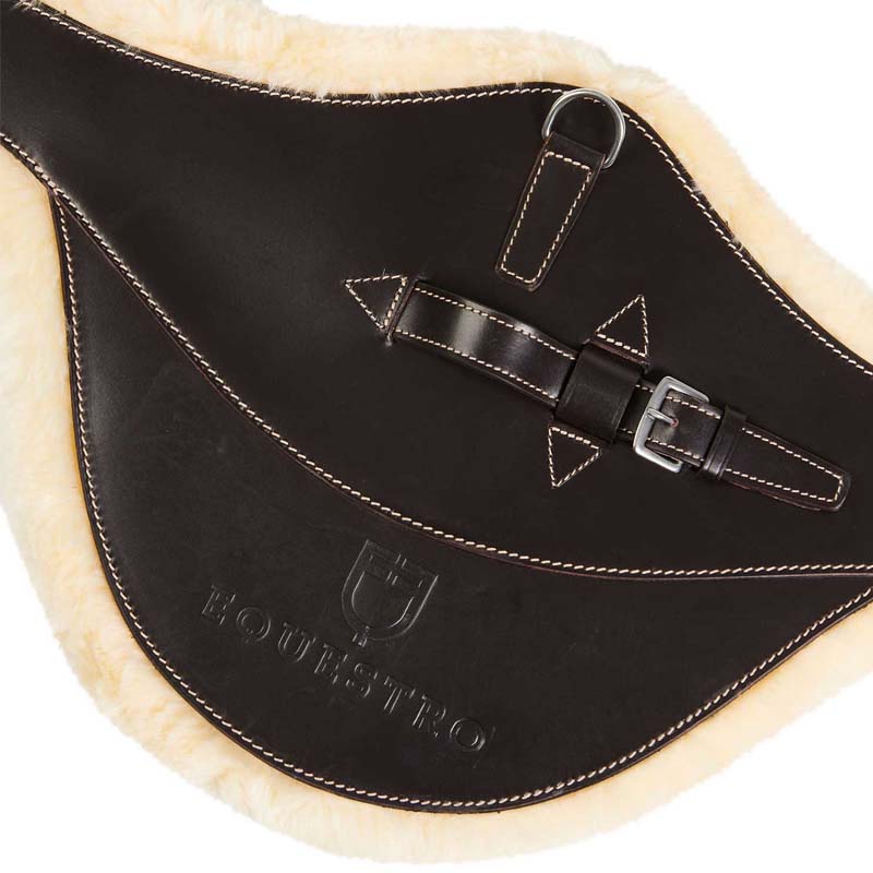 English Equestro belly protector with removable sheepskin - 2899