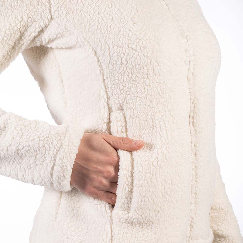 HKM Women's Teddy-Style Fleece Jacket - 3437