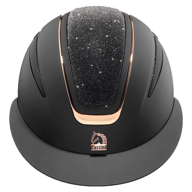 Tattini nettuno riding helmet with crystals - 3387