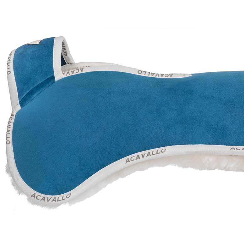 Withers free memory foam half pad with sheepskin - 3590