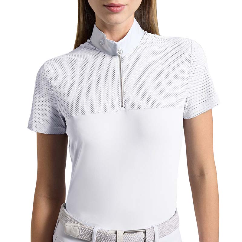  cavalleria toscana competition polo shirt perforated jersey - 9609