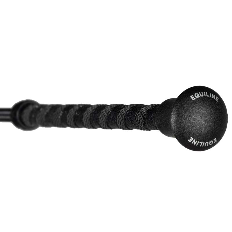 Short Riding Whip Equiline 65 cm with glitter handle - 9254