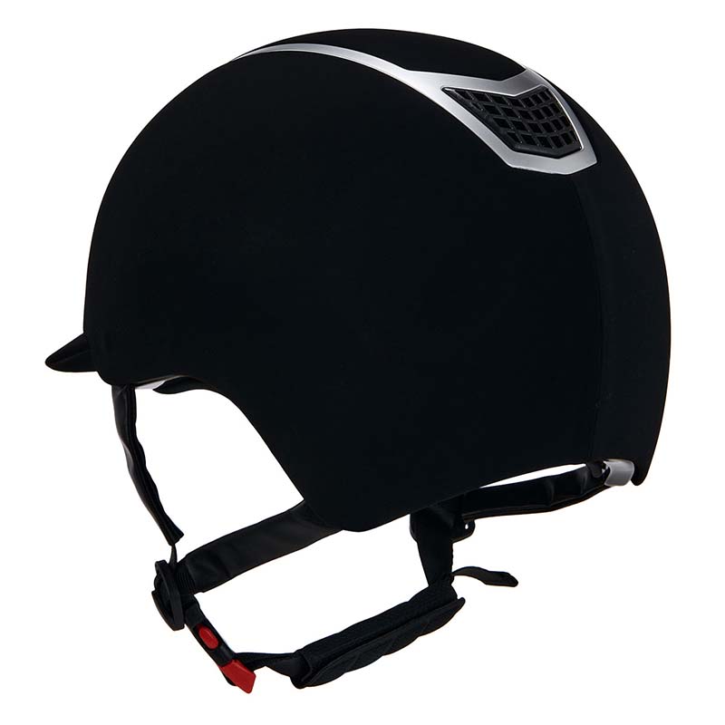 Equestro eclipse plain velvet helmet - 2104