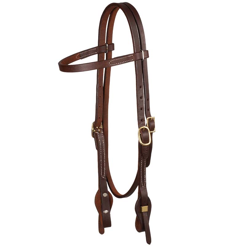 Western Bridle Pool’s in oiled leather - Quick Change System - 4426