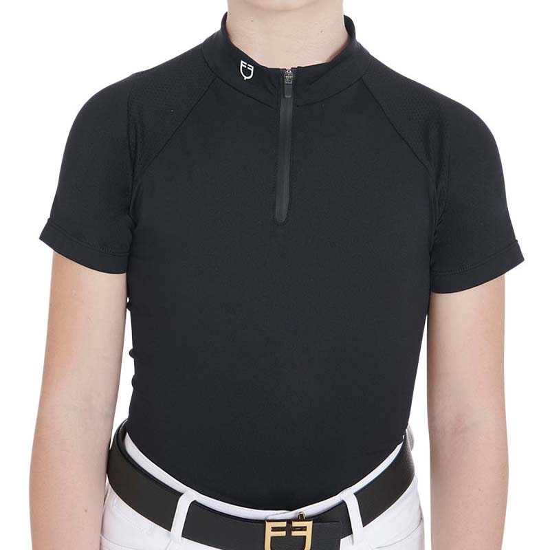 Equestro training polo shirt junior short sleeved - 9066