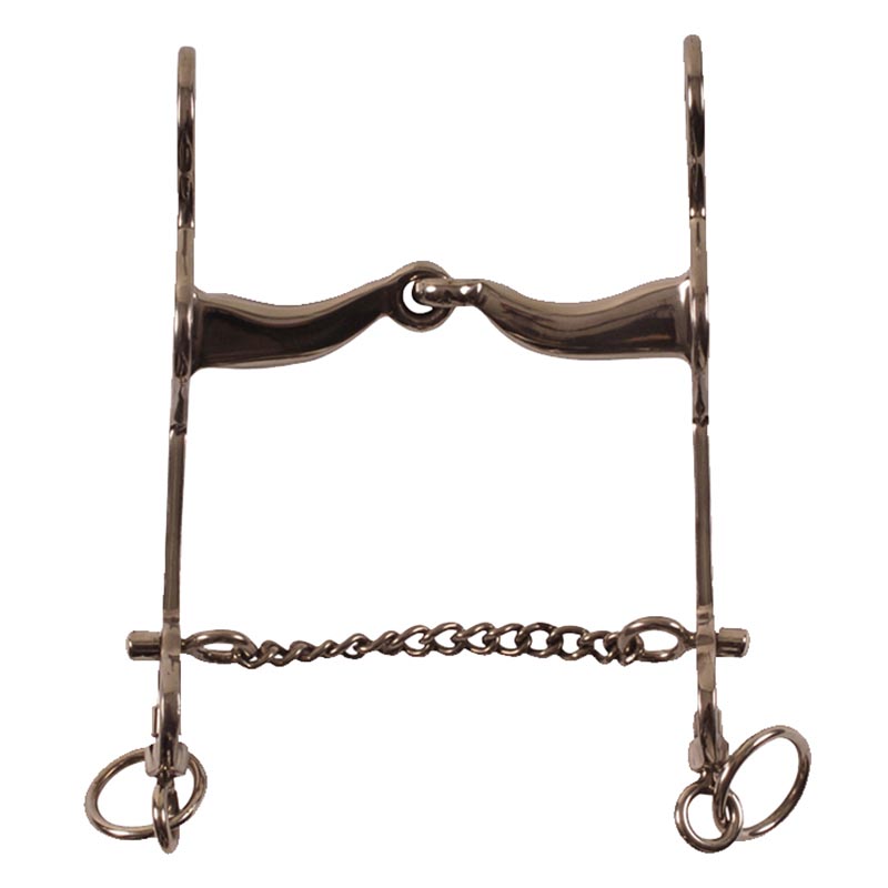 Maremma traditional bit stainless steel with curb chain