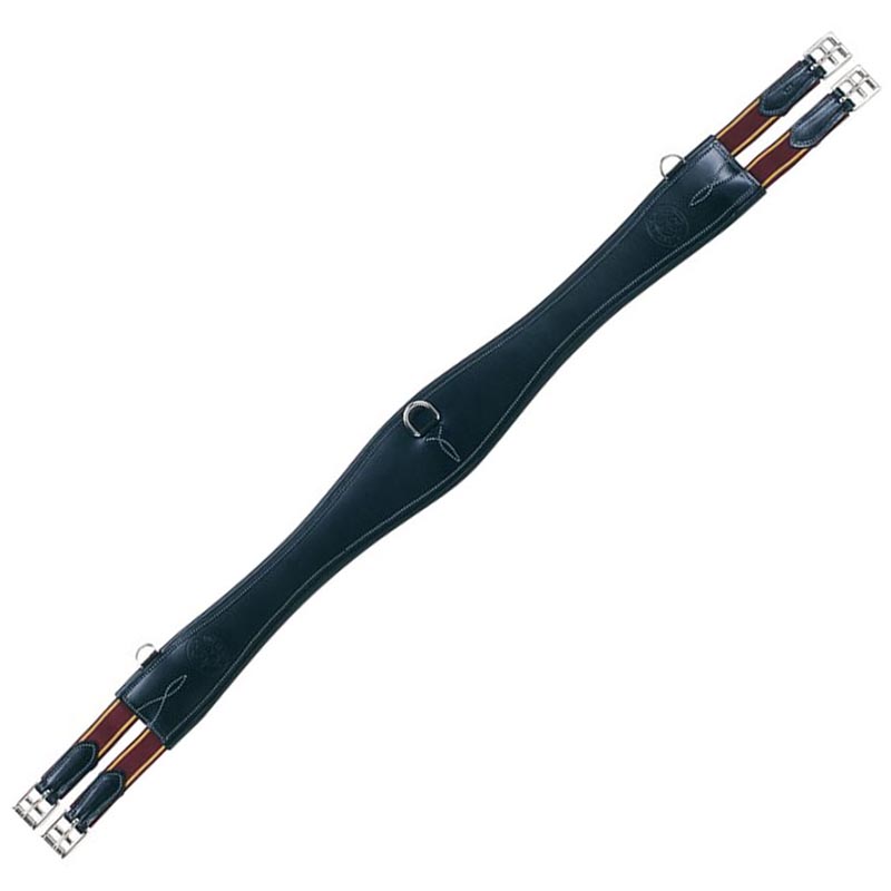 Girth pariani leather with elastic