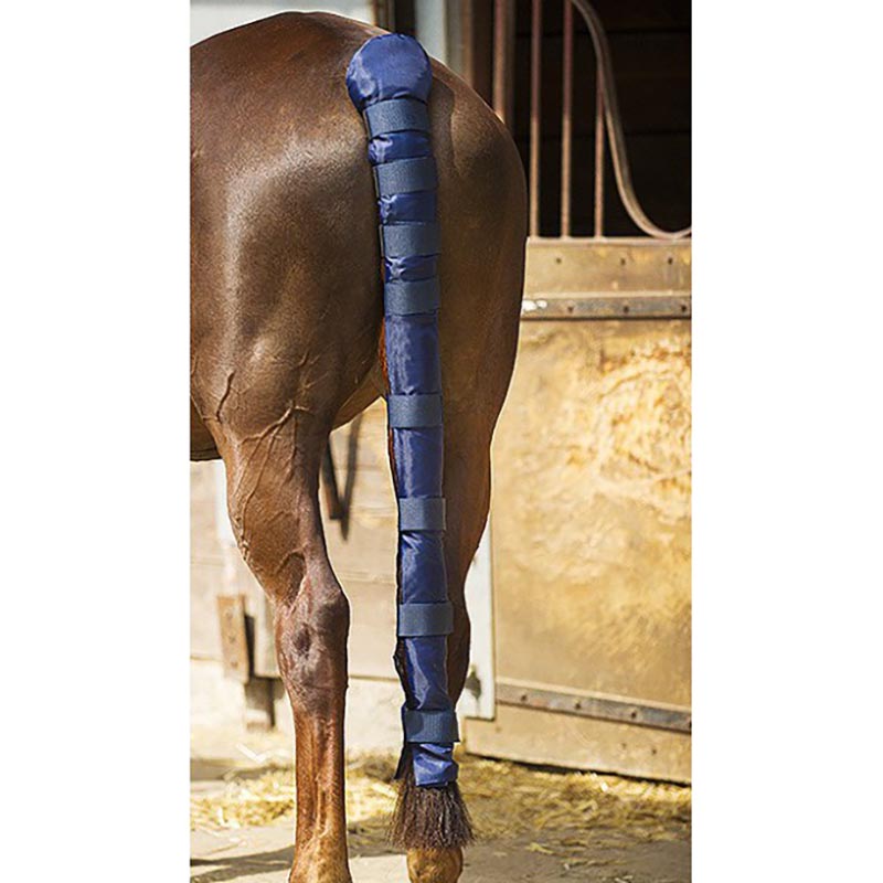 Padded long tail guard with velcro