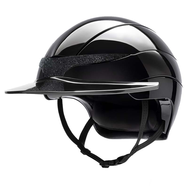 Equiline XANTO Riding Helmet with Swarovski Front - Wide visor - 3286
