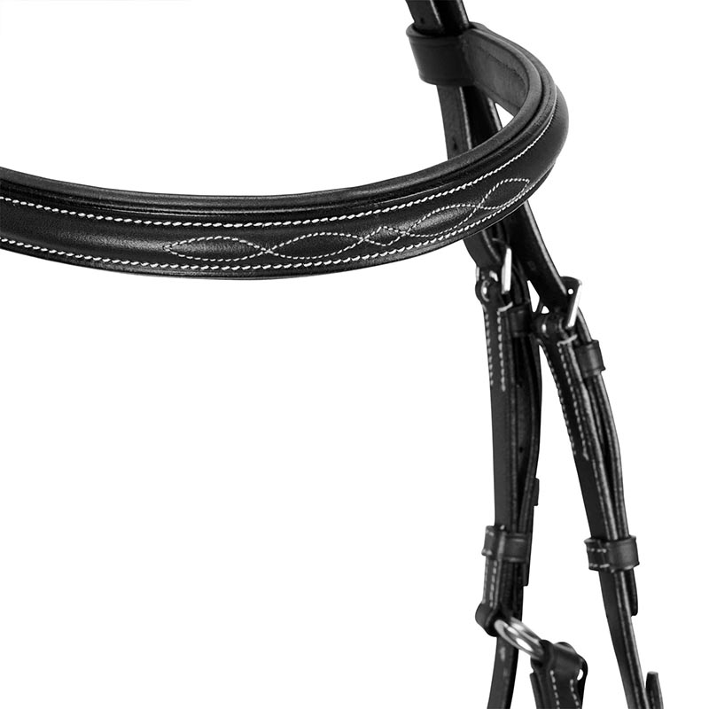 Equestro sparkling english bridle italian leather mexican model - 2339