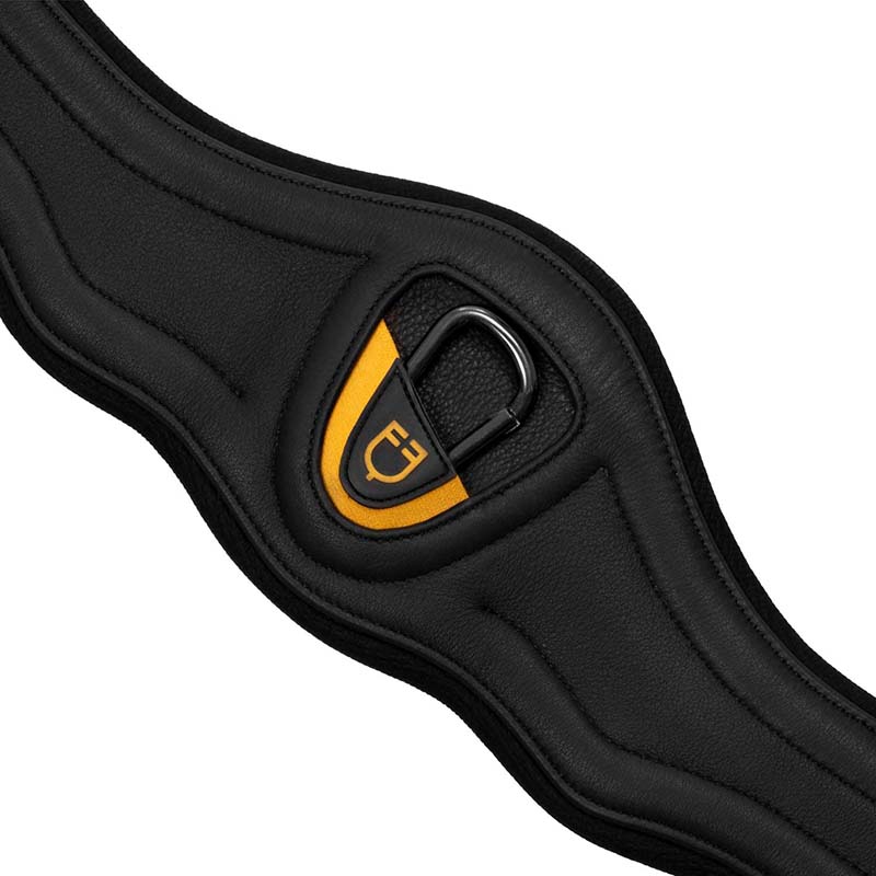 Equestro jumping girth in leather for english riding - 2849