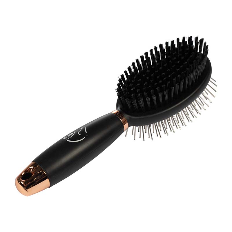 Hkm dual-use mane & tail brush with gel handle  - 0696