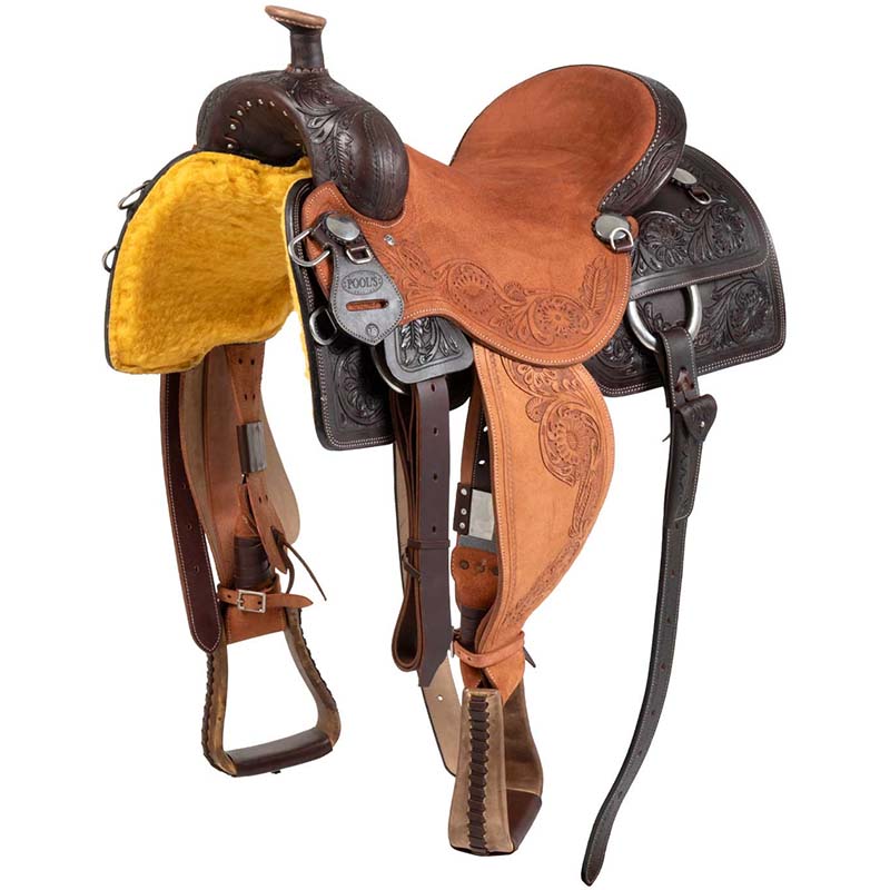 Western Saddle Pool's Cow Horse working/roping - 4914