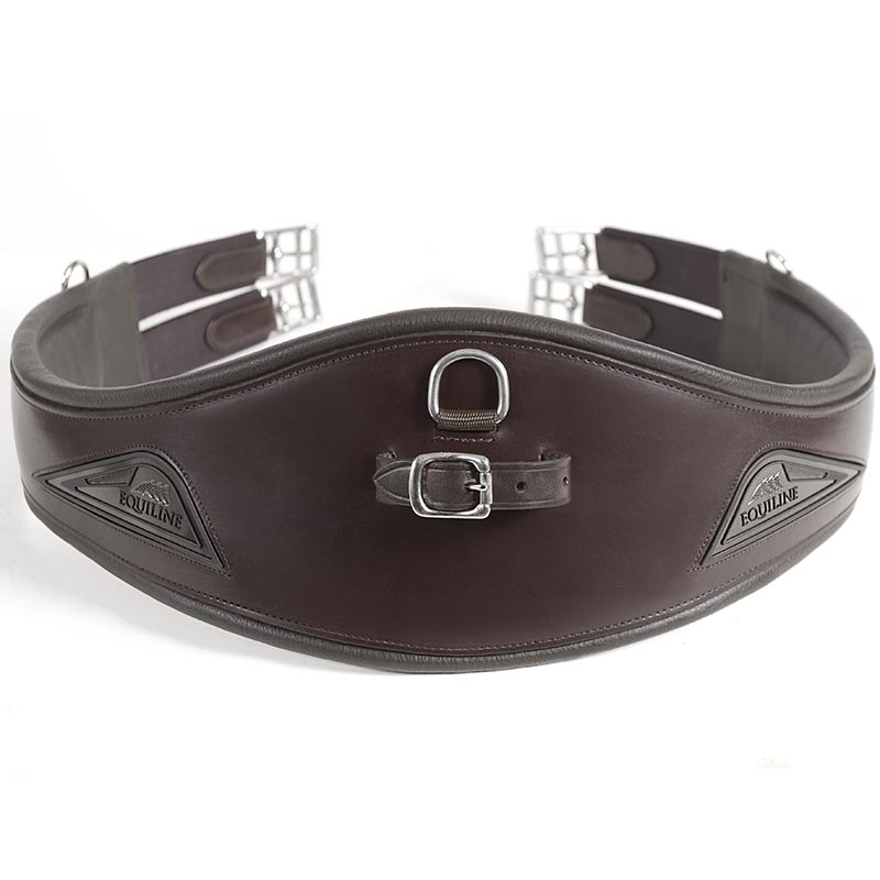 Girth anatomic shape leather equiline saddle division - 2897