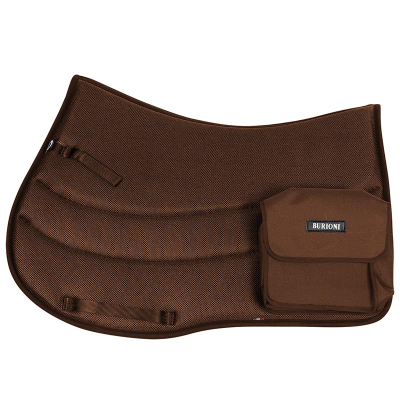 Rectangular sympatex saddle pad for trekking with pockets various colours - 2967