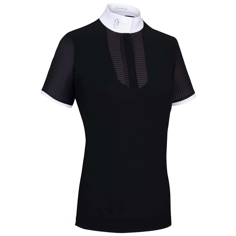Ladies samshield riding competition show shirt  model apolline w/short sleeve - 2065