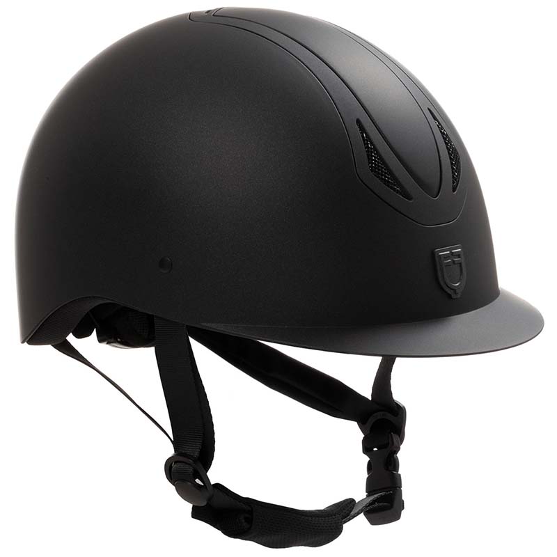 Riding helmet azael equestro matt with colored frame