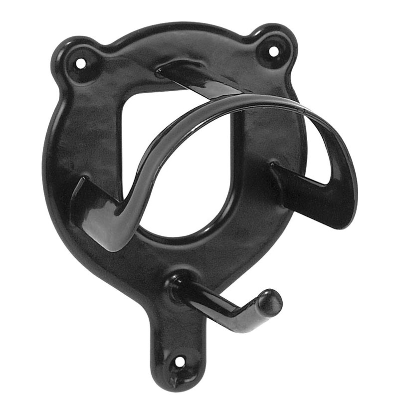 Iron bridle rack to attach