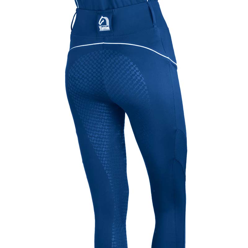 Full grip woman riding leggings tattini mod. passiflora - 2211