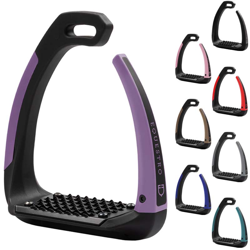 Equestro supernova stirrups with colored cover