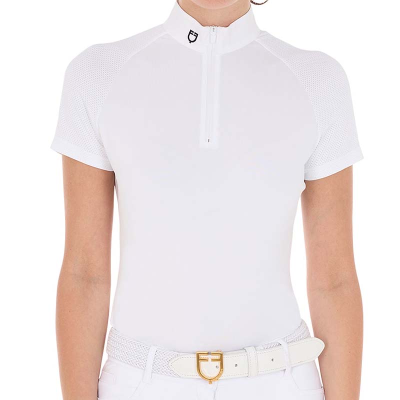 Woman competition polo short sleeve taline model