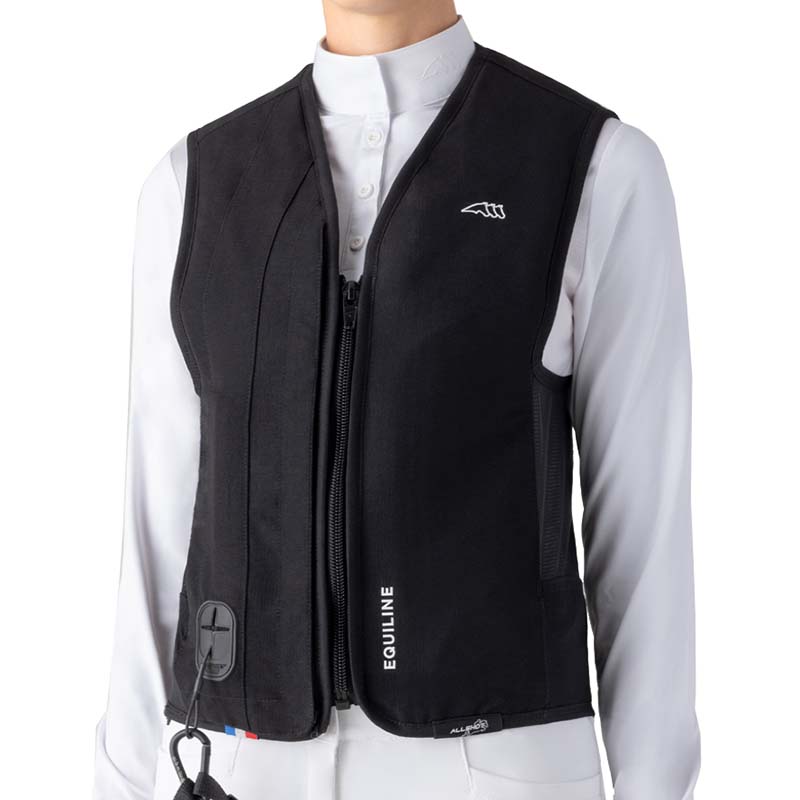 Equiline Belair Airbag Vest Level 2 with Back Protector - Horse Riding and Show Jumping