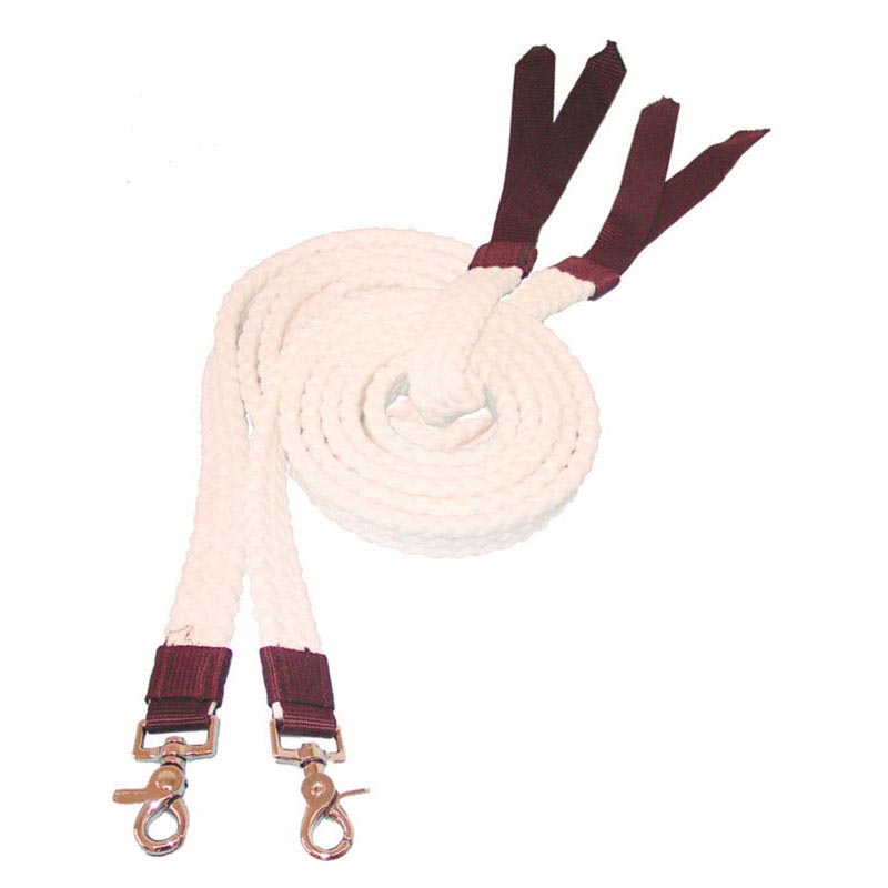 Western cotton reins with hooks - 4389