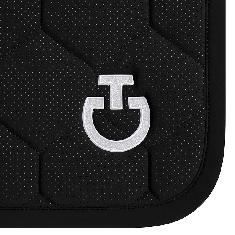 Cavalleria Toscana Jumping Saddle Pad - Perforated Quilted Jersey - 9643