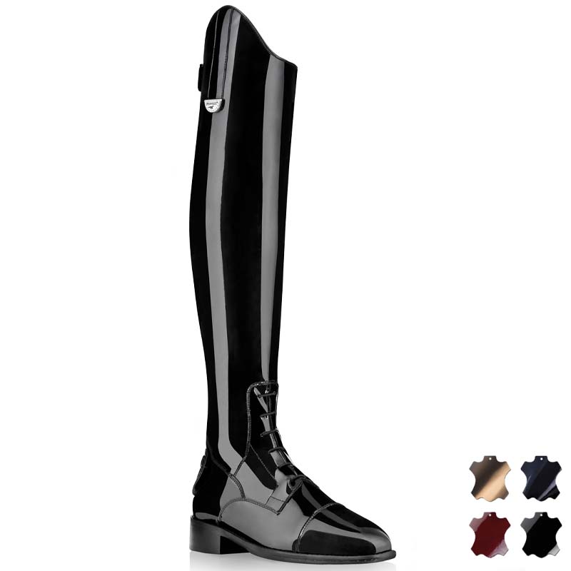 Dressage boots Pioneer varnish leather model Gea