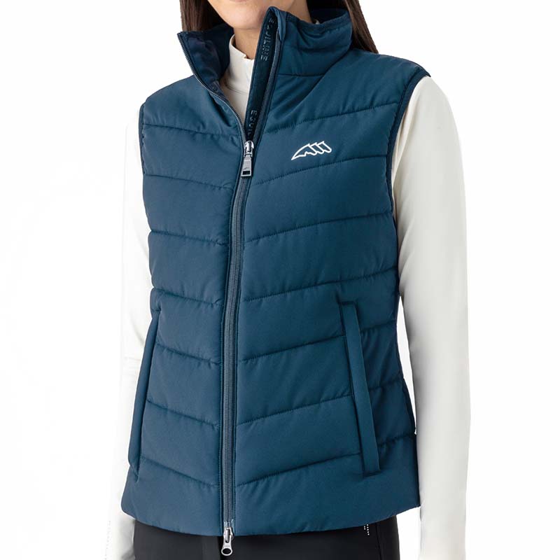Equiline Elysir women's Padded Vest in lightweight Eco-Duvet