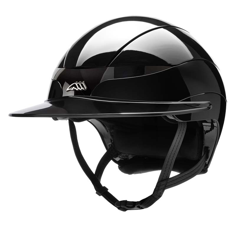 Equiline XANTO Riding Helmet with Metal Logo - Wide visor - 3225