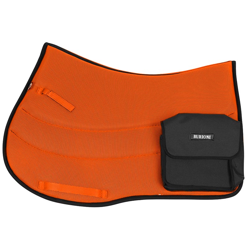 Rectangular sympatex saddle pad for trekking with pockets various colours - 2967