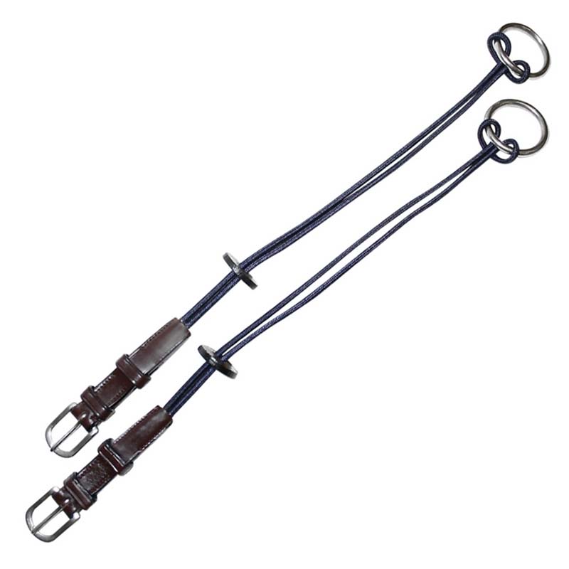 Leather and nylon cheekpieces for elevator bit