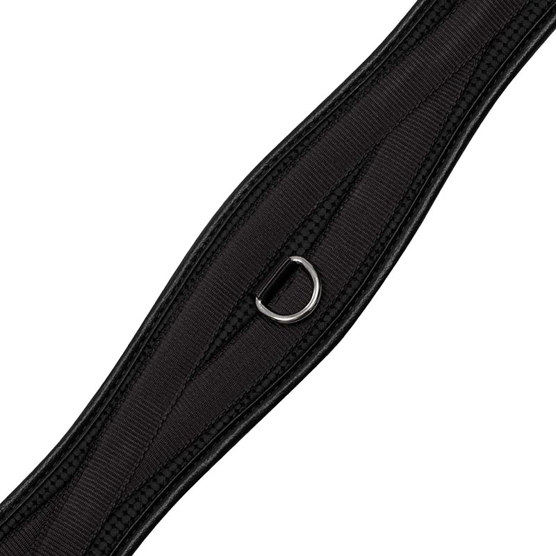 English neoprene shaped girth with elastics elastici - 2873