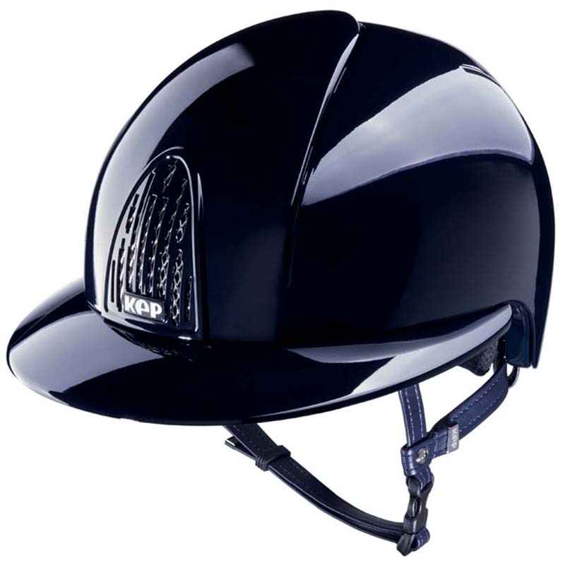 Kep italia helmet model cromo smart polish with polo visor - 3298