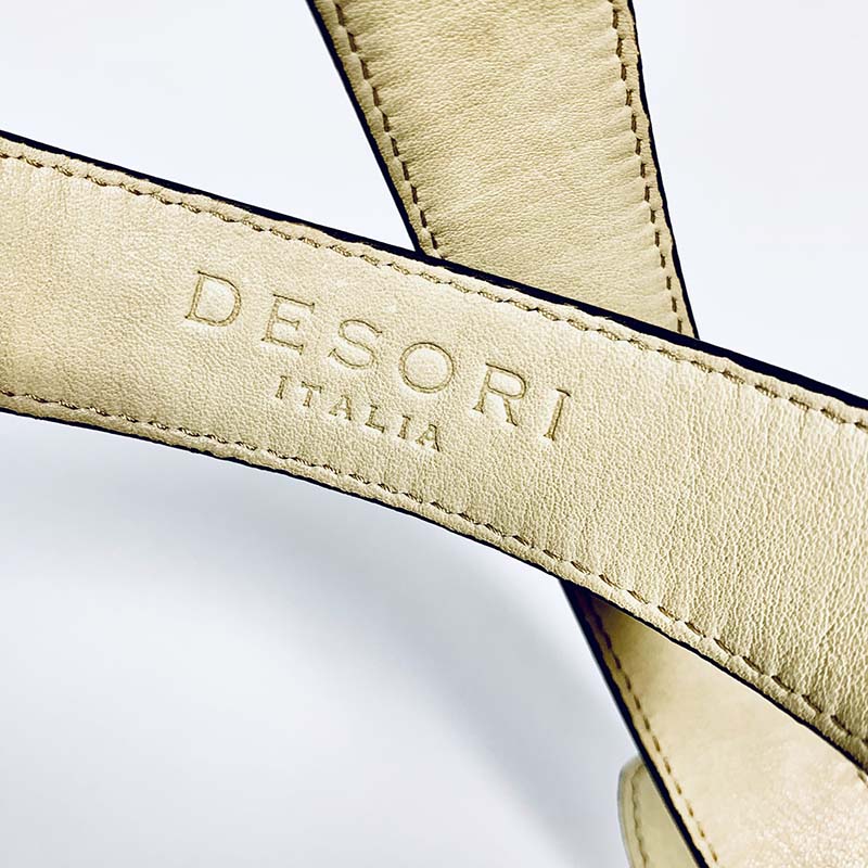 Desori unisex riding belt in calfskin model jewel - 3828