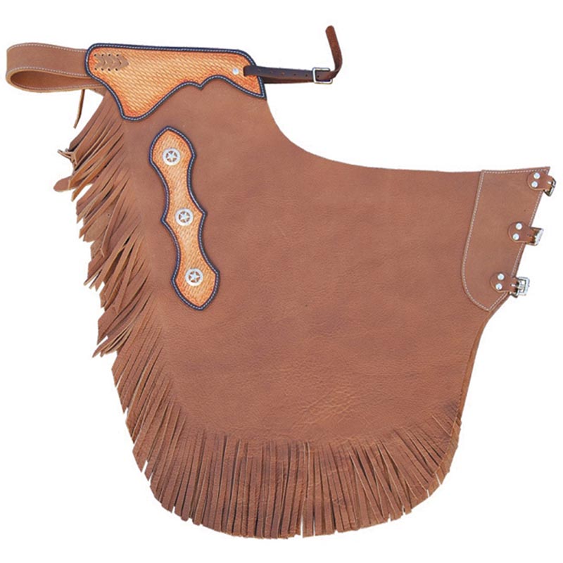 Cinch chaps western full grain unisex fringe