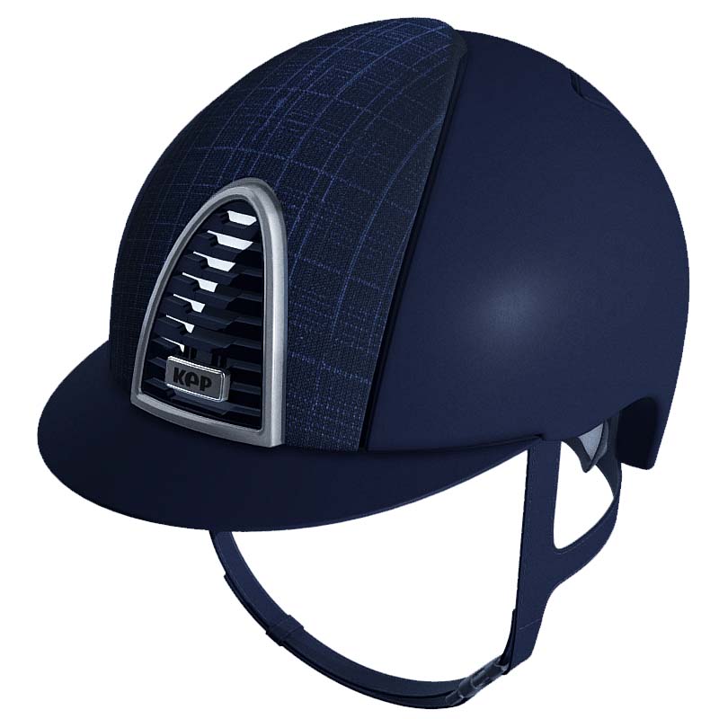 Helmet kep italia cromo 2.0 textile - front glitter galassia - 3328
