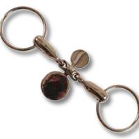 RING SNAFFLE MOUTHPIECE WITH CLOSED SPOONS