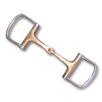 STAINLESS STEEL “D” BIT WITH COPPER MOUTHPIECE