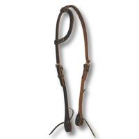 LAKOTA WESTERN TWO-EAR SMOOTH LEATHER HEADSTALL