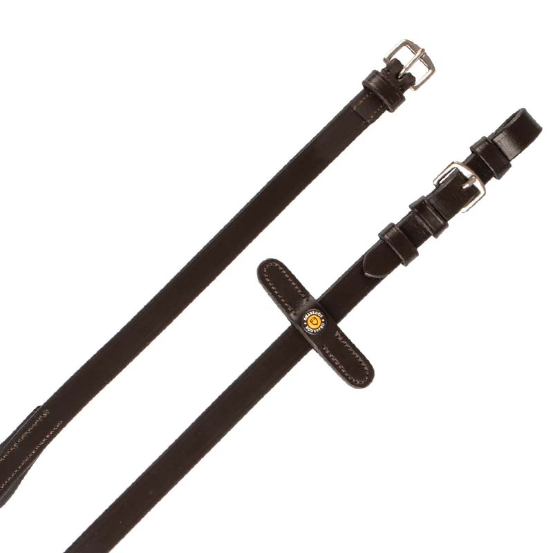 Equestro EVENTA Stoppers english Reins, rubber grip  - 3449