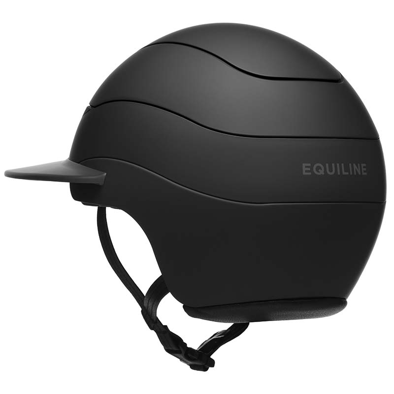Equiline xanto riding helmet matt with wide visor - 3365