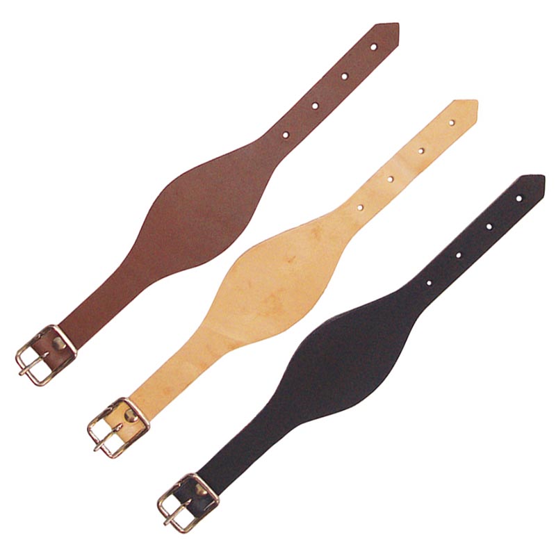 Leather shaped closure for fender