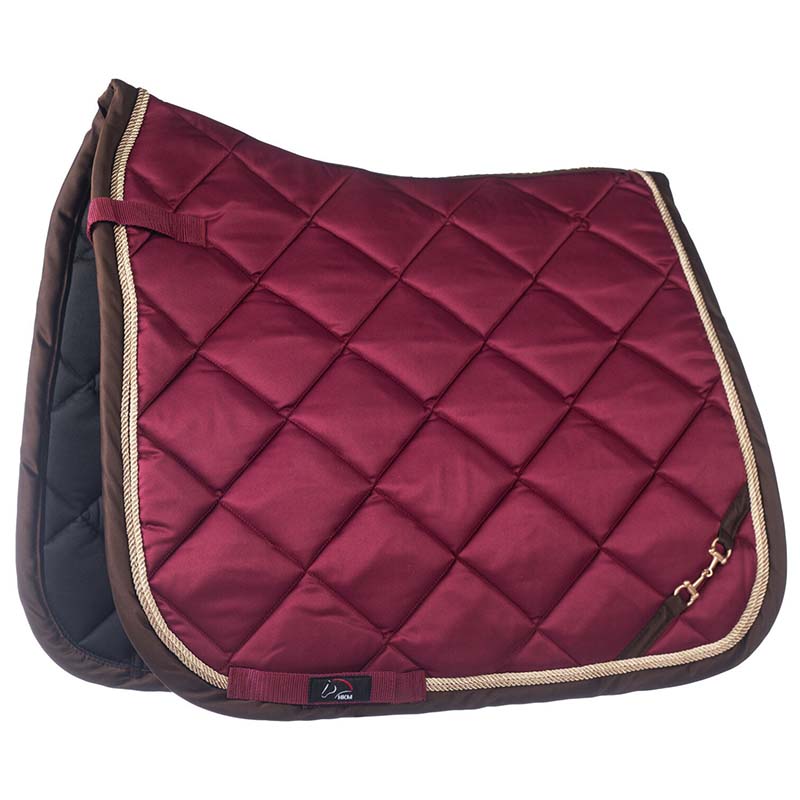 English saddlecloth hkm golden gate padded with cord - 3629