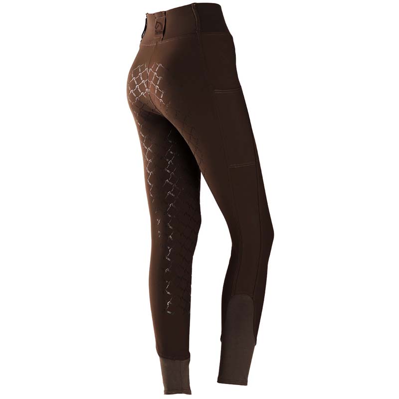 Winter Riding Leggings for women Tattini mod. Agatea, Full grip - 3941