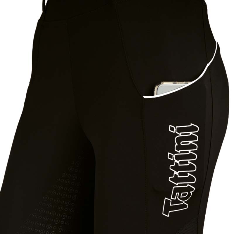 Full grip woman riding leggings Tattini mod. Passiflora - 2211