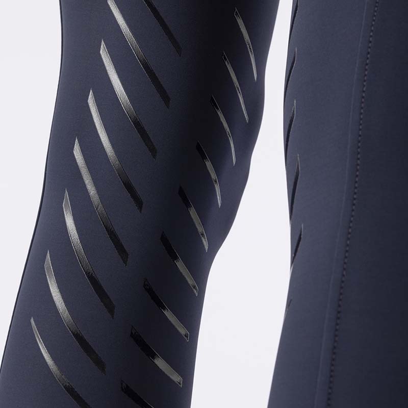 Equiline carbek women's leggings with pocket and knee grip - 3971