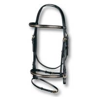 PARIANI ENGLISH BRIDLE WITH BRASS CLINCHER