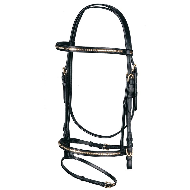 Pariani english bridle with brass clincher